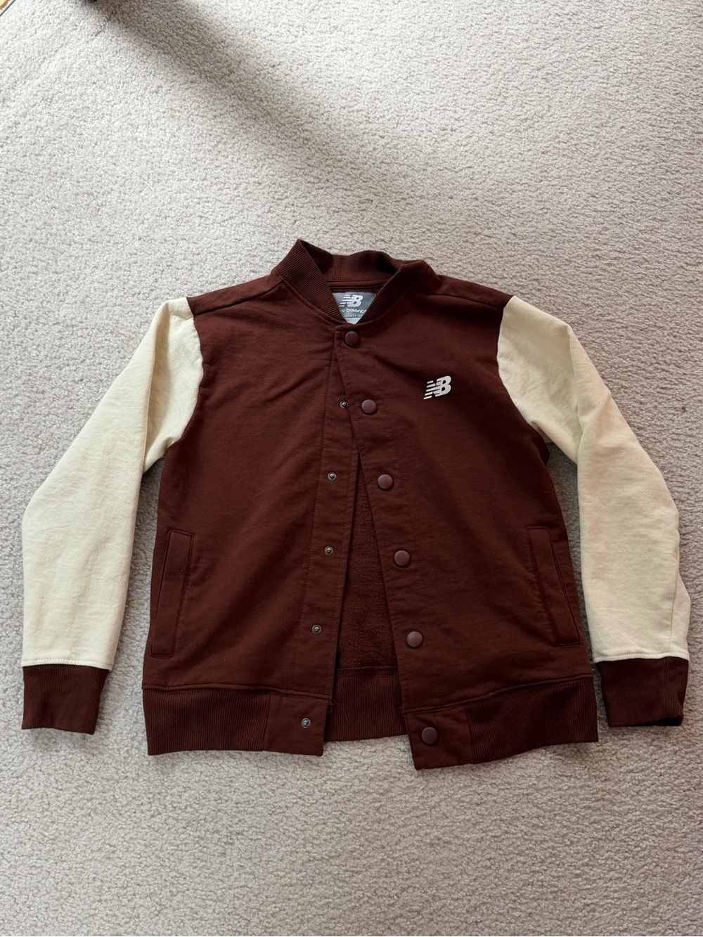 New Balance Varsity Jacket Letterman
Sweatshirt Athletic Bomber Youth M 10/12 - Picture 2 of 4
